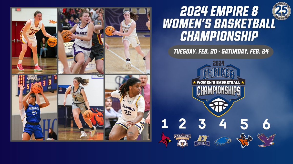 2023-24 Empire 8 Women's Basketball Championship to Take Place This Week
empire8.com/news/2024/2/18…

#E8Champs #E8Proud #LeadersCompeteHere #d3hoops #E825