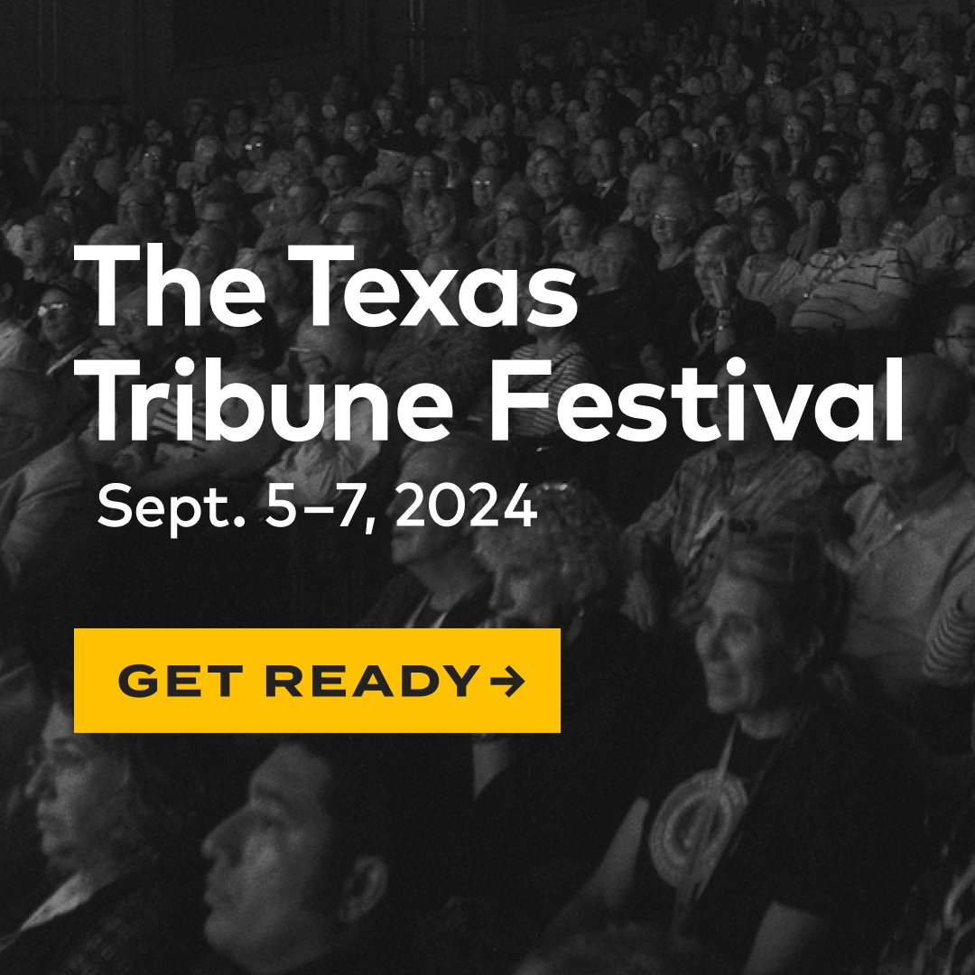 TexasTribune's tweet photo. Join us as we explore the big, bold ideas driving politics, policy and the day’s news at the 2024 Texas Tribune Festival, happening Sept. 5-7 in downtown Austin. Get ready: https://t.co/lu6ddnY9Sv #TribFest24 https://t.co/kxdQVcJoJo