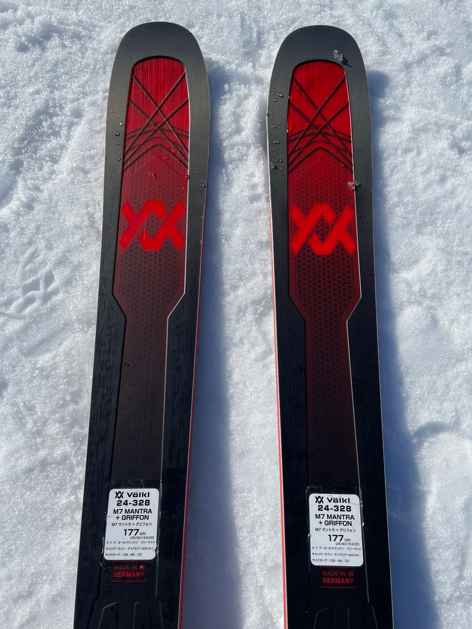 Volkl M6 Mantra 177cm ビンディング付 スキー板 VOLKL フォルクル