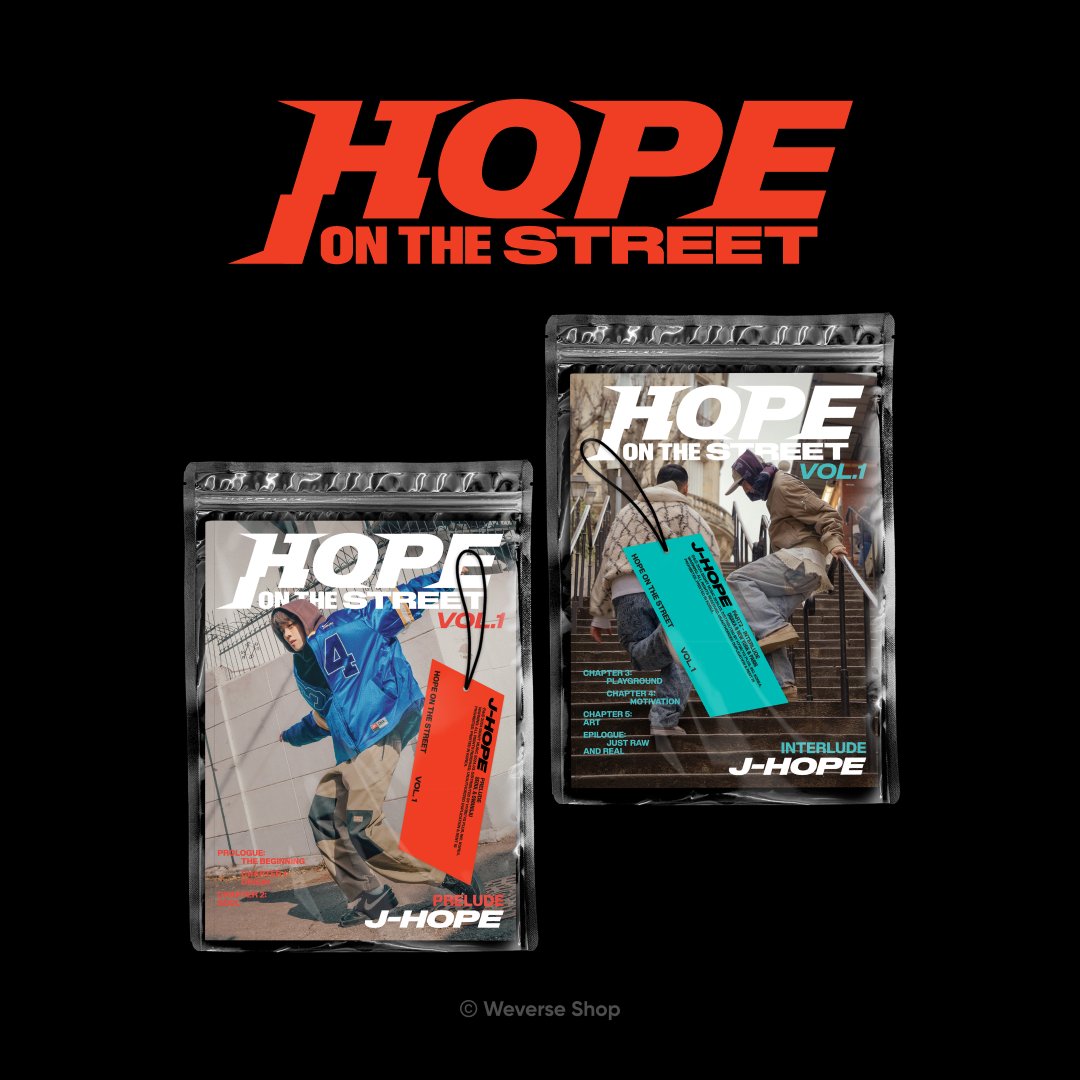 #jhope (<a href="/bts_bighit/">BTS_official</a>) 스페셜 앨범 
'HOPE ON THE STREET VOL.1' 예약 판매 안내

💜j-hope 앨범 발매기념 #WeverseShop 혜택
1⃣ 풍성하게 준비한 예약 구매자 헤택
2⃣ 얼리버드 구매자 혜택

💡초도 앨범에만 포함되어있는 QR 서베이 참여하시고 #ARMY 를 위한 j-hope의 스페셜 영상 메세지를