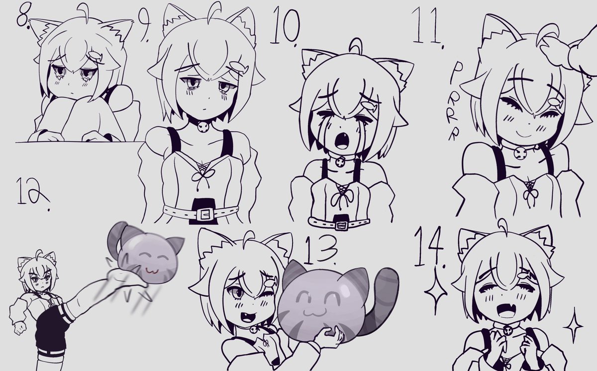 WEEK 2: More Frenn doodles! He's adorable and i'm totally not addicted to drawing him lol 

#originalcharacter #art #sketchart