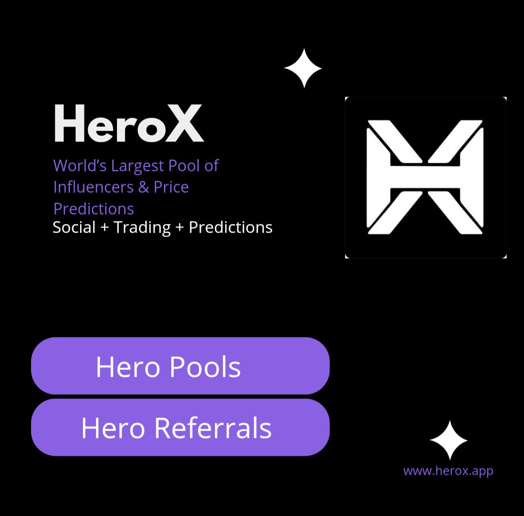 FawazXweb3's tweet photo. Tired of losing money following crypto influencers Predictions?
But what if you could bet on their predictions?
@HeroXApp lets you place bets on these price predictions and earn crypto
Open to find out more, A thr_🧵
#HEROXP #HEROPOOLS #HeroReferrals #HEROXThreadCompetition https://t.co/ebA7Oy1qFz