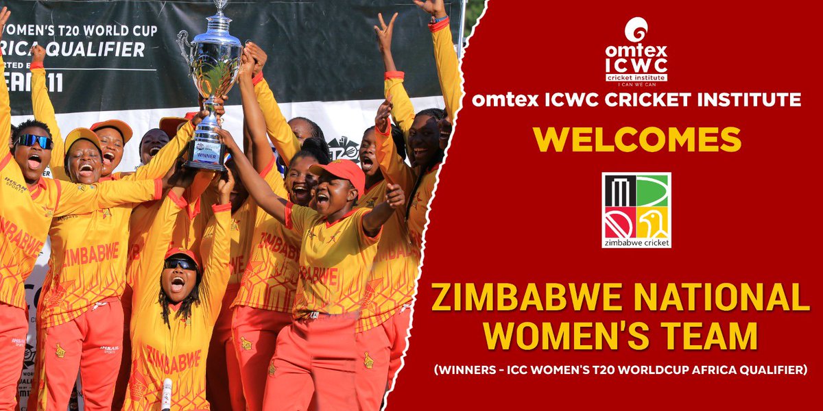 Champions are coming to Omtex ICWC Cricket Institute.Saphale.

Zimbabwe Cricket Women Senior Team will be at OMTEX ICWC for Training &amp; Practice Matches. ( 20th Feb -2nd March 2024 )

Opportunity for Indian Women’s Cricketers who love to play against them DM me. <a href="/ZimCricketv/">Zimbabwe Cricket</a>