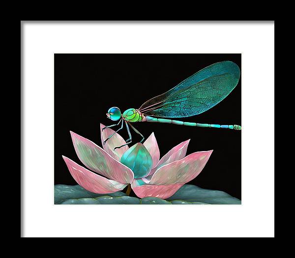 Teal Dragonfly on Lotus Bloom  #dragonfly #digitalpainting #art #ArtistOnTwitter #digitalart #nature #wallart #wallartforsale #dragonflies #dragonflyart #teal #glass #colorful #lights 

Shop: fineartamerica.com/featured/teal-…