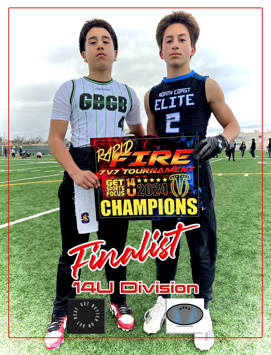 🏆 14U Rapid🔥Fire Championship featured two outstanding programs. @NorthCoast7v7 VS @GBGB_CoachMann We got the championship highlights coming up!!! ✅ Follow @getsportsfocus @gsf7v7tourney