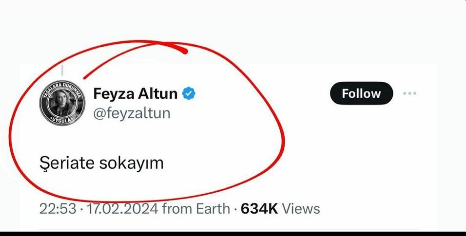 Bu hadsiz şeref yoksunu dinsiz kadın tutuklansın.