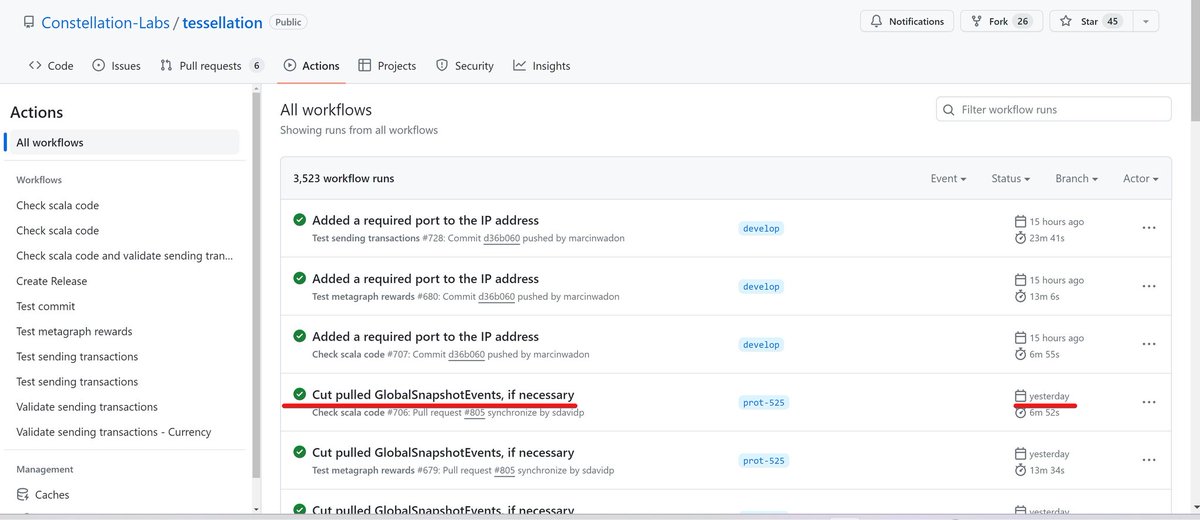 Dagnum_PI's tweet photo. Next week @Conste11ation will be getting a pretty massive protocol development Hypergraph Hour 🌐
I've spotted some stuff on GitHub that indicates Snapshot fees might be coming 💰
Question is what do you think should be done with the $DAG fees that will be coming from Snapshots and Enterprise licensing?
Burn $DAG 🔥
Community wallet 🏦
Air Drops 💸