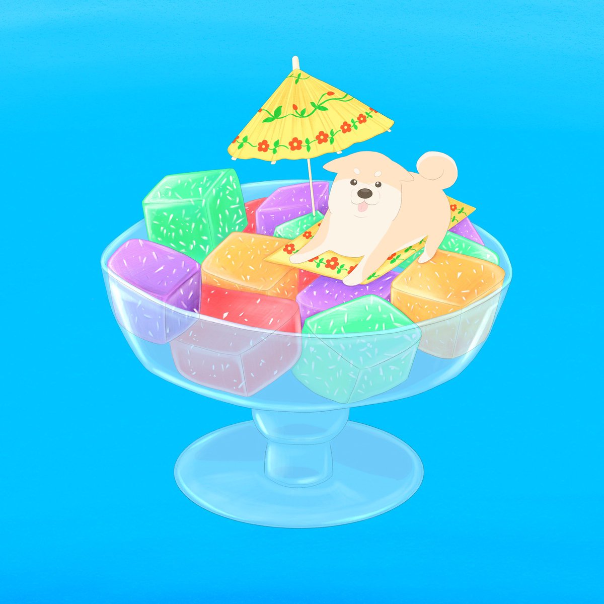ShibaMeatball's tweet photo. Jelly candy ๐งโจ
๐
#ๆดๆด #ๆด็ฌ #Shiba #inu #ใใฐใใฌ #์๋ฐ๊ฒฌ #jelly #dessert #ๆด็ฌๅคงๅฅฝใ #illustration #drawing #doodle #shibainuart #Shibaaddicted #Cute #kawaii #healing #redbubbleshop https://t.co/8jooNX101m