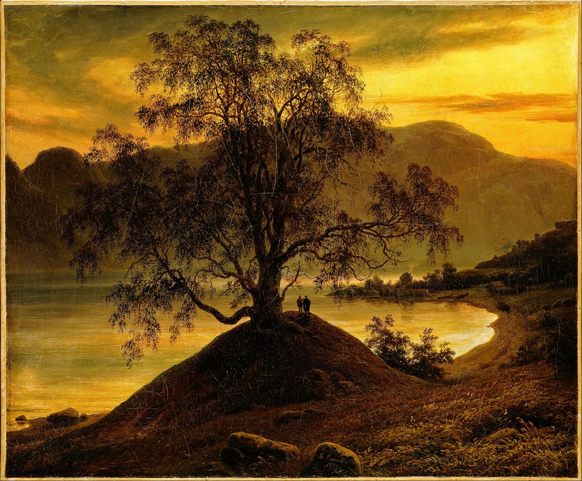 Thomas Fearnley
 Old Birch Tree at Sognefjord 
1839