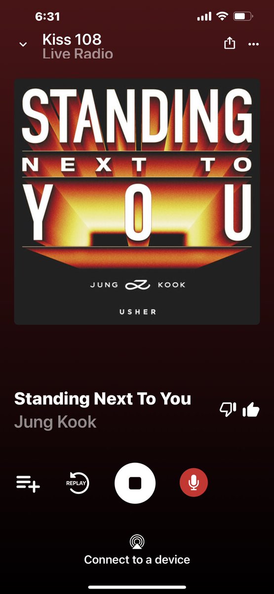 goreigo's tweet photo. Thank you @BillyCosta for #6 song of #top30countdown on @kiss108 ππ. Loving #StandingNextToYou remix by #Jungkook ft #Usher π€π€π€π€πππππππ https://t.co/mx40BGF0QU