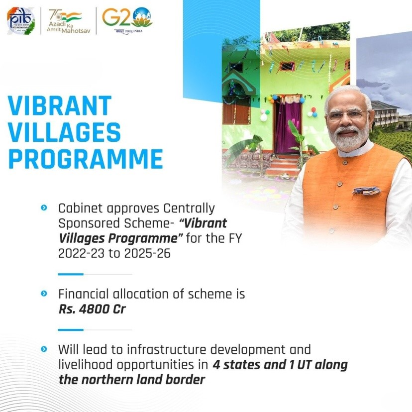 The Chinese people have started occupying several of the country’s model ‘Xiaokang’ border defence villages, along its border with India’s northeastern region.

What is India's Vibrant Villages Programme to counter Chinese model village?

🧵🧵

Vibrant Villages Program (VVP) as a