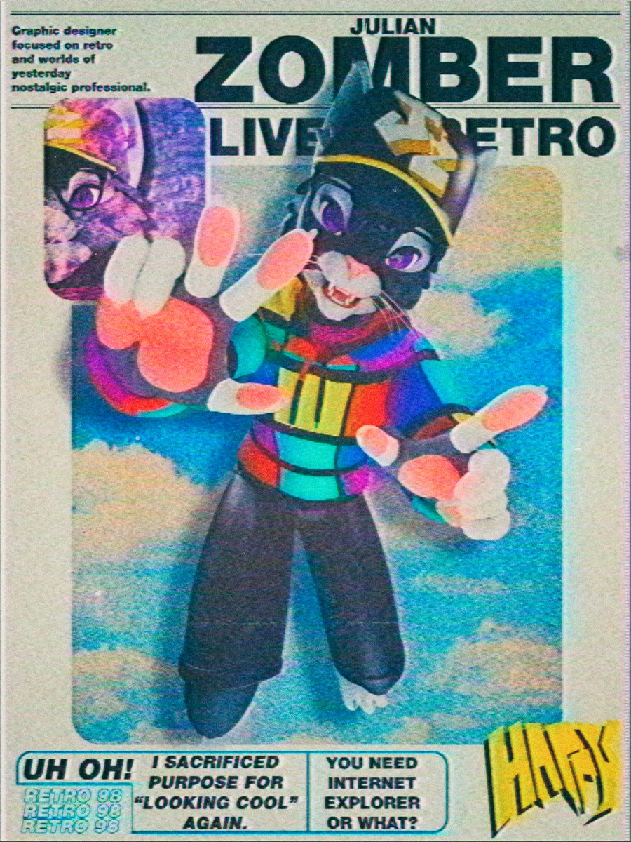 Zomber100Arts's tweet photo. NEW POSTER MY PRESENTATION
#furryart #furryartist #furryartwork #furryart #furryartist #furry #Retro #vintage #Aesthetic #furryfandom #vaporwave #furryartwork #OCHENTA #ZOMBERWAVE #retro #vaporwave https://t.co/2J7lwA4LU0