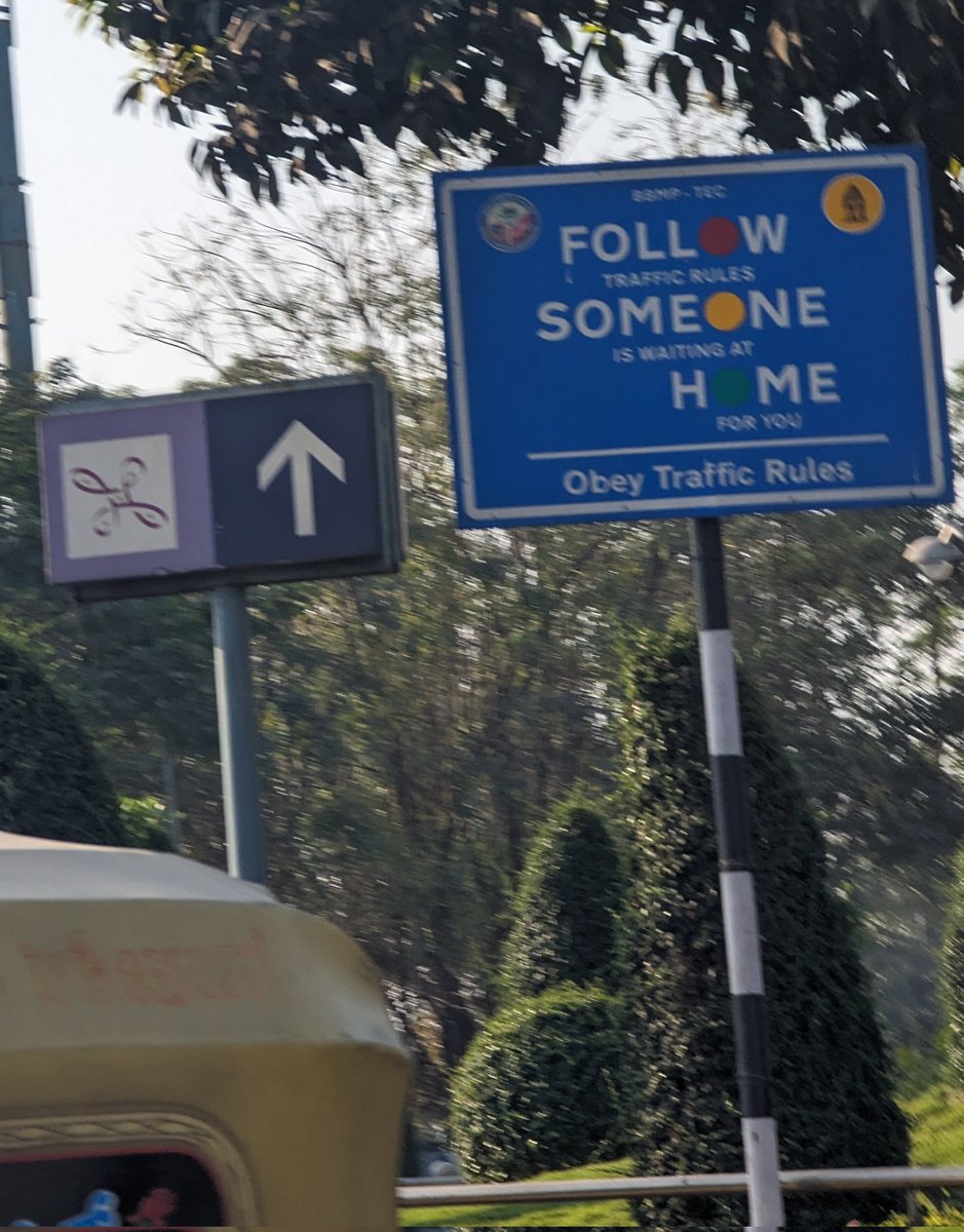 Damn Bangalore traffic police wants me to follow someone home 🤣🤣