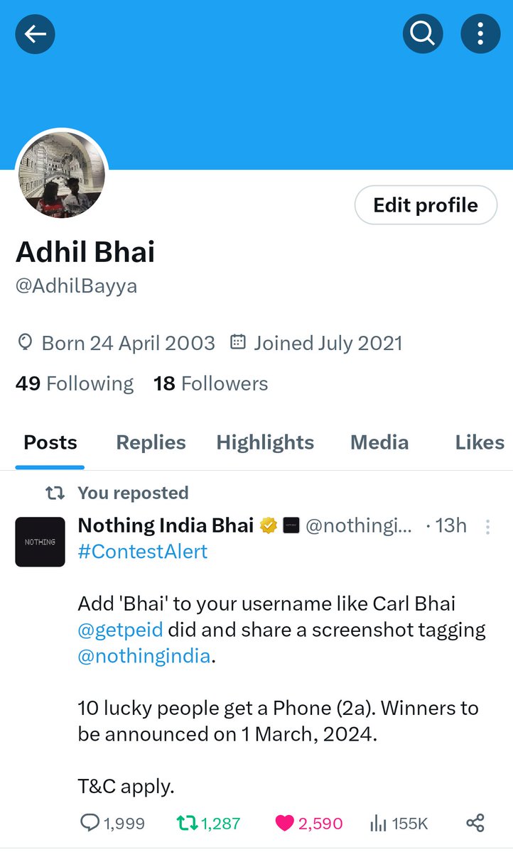 AdhilBayya's tweet photo. @nothingindia @getpeid @getpeid @nothingindia https://t.co/uhCwte8Grg