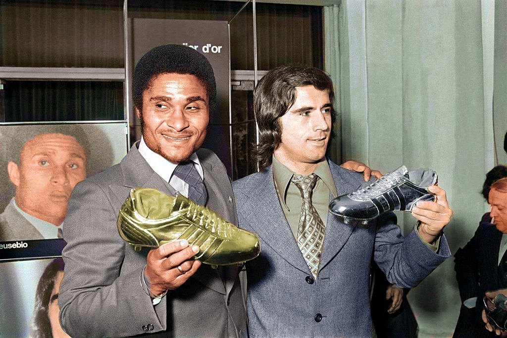 Eusebio y Gerd Muller.