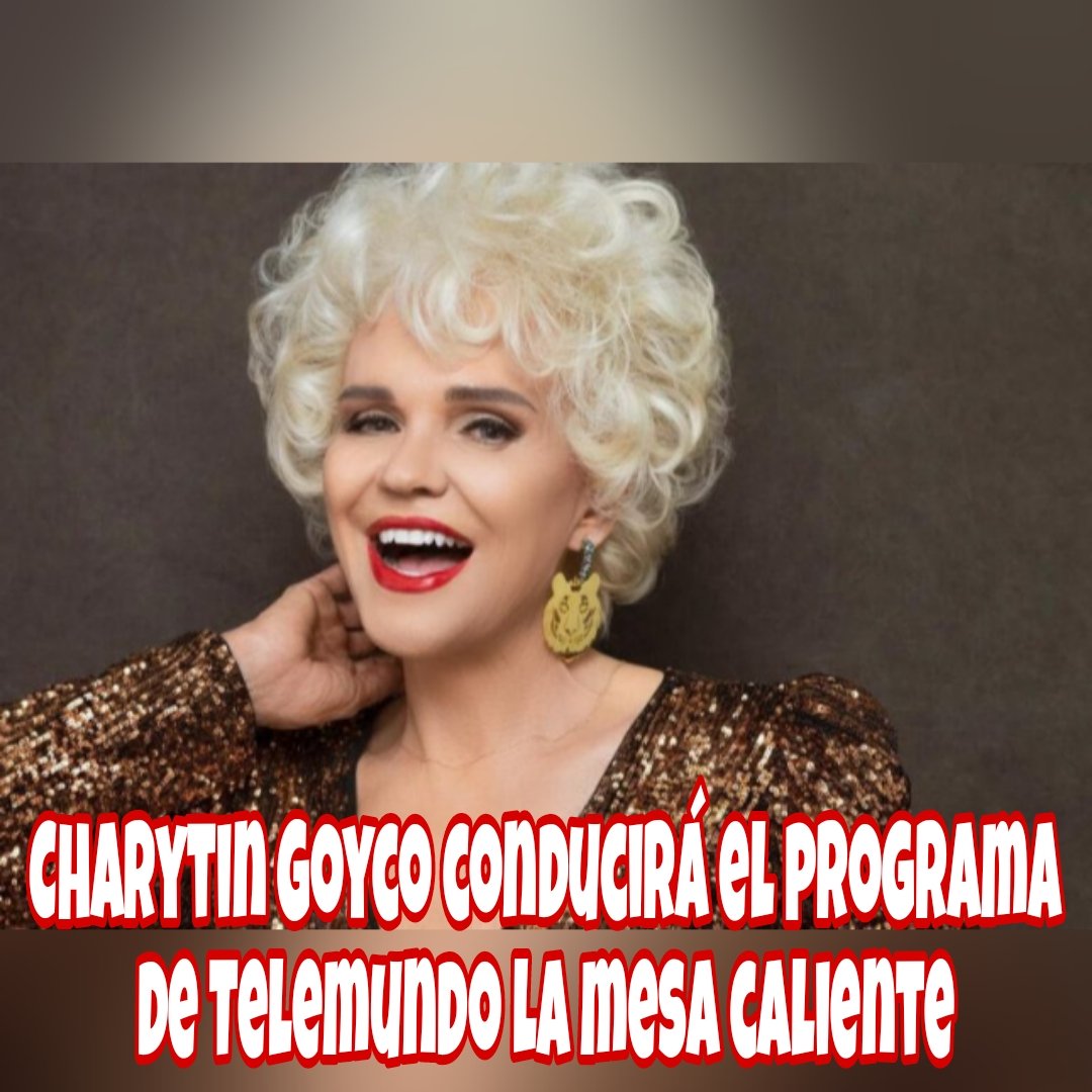 Charytin's tweet photo. 📣 ¡ESTE LUNES prepárate a celebrar el 2do aniversario de #LaMesaCaliente! @GiselleBlondet @MyrkaDellanos y @VeronicaBastos1 reciben a la rubia de América @Charytinoficial con grandes estrellas, invitados exclusivos y los temas más. Lunes a viernes a las 3PM/2C x @Telemundo https://t.co/2GsyuIUpwk