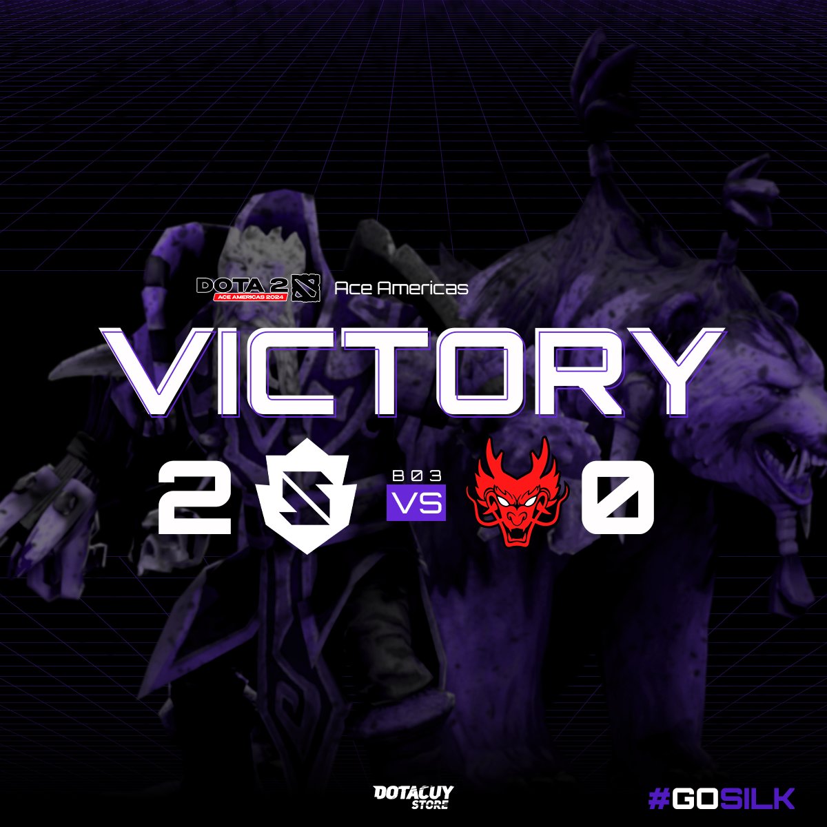 🔥¡SEGUIMOS AVANZANDO!🔥

Gran victoria de nuestros pibes por 2-0 🆚 <a href="/HokoriDota/">HOKORI</a> y avanzamos un paso más en la <a href="/ligaaceesports/">Liga Ace Esports</a> 💪🏽

Gracias por su apoyo, vamos paso a paso.

#GOSILK