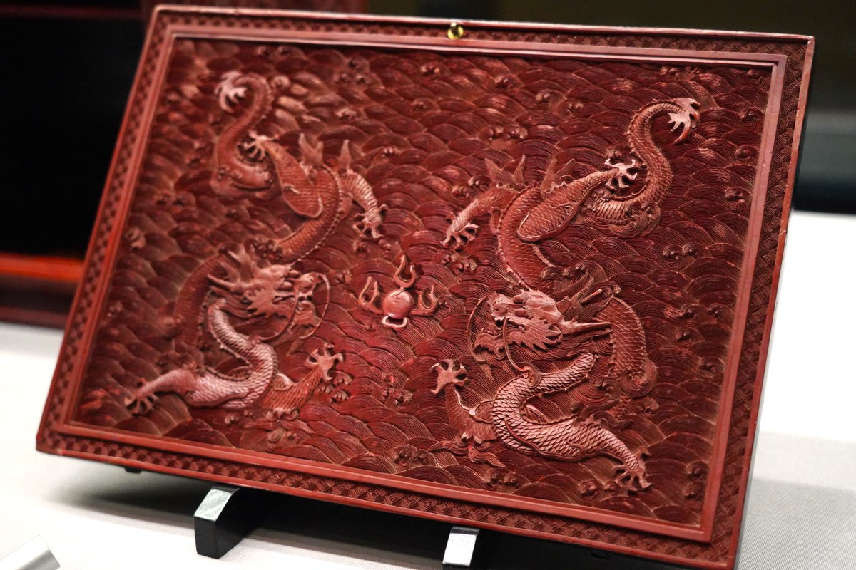 重錦焼 黄釉 赤龍文 水注 时代物 共箱 中国 古美術