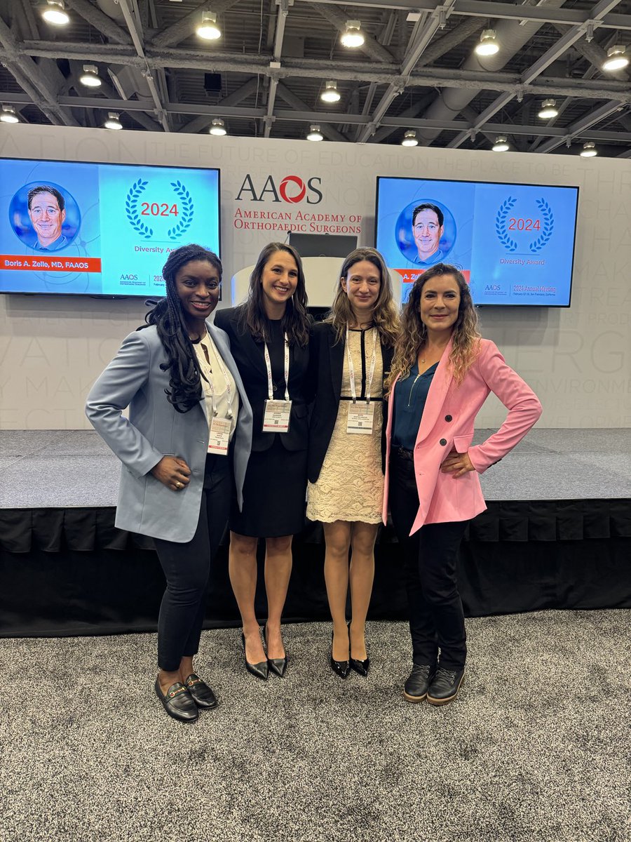 Great talks by ⁦@jschmerls⁩ ⁦@GalaSantini⁩ ⁦@AGianakosDO⁩ Claudia Arias+Sharese White ⁦@orthoWOW⁩ engagement theater ⁦@AAOS1⁩ Learned about challenges w DEI work, benefits of traveling fellowships+the amazing work of BWOS! LOVED mtg you all in person