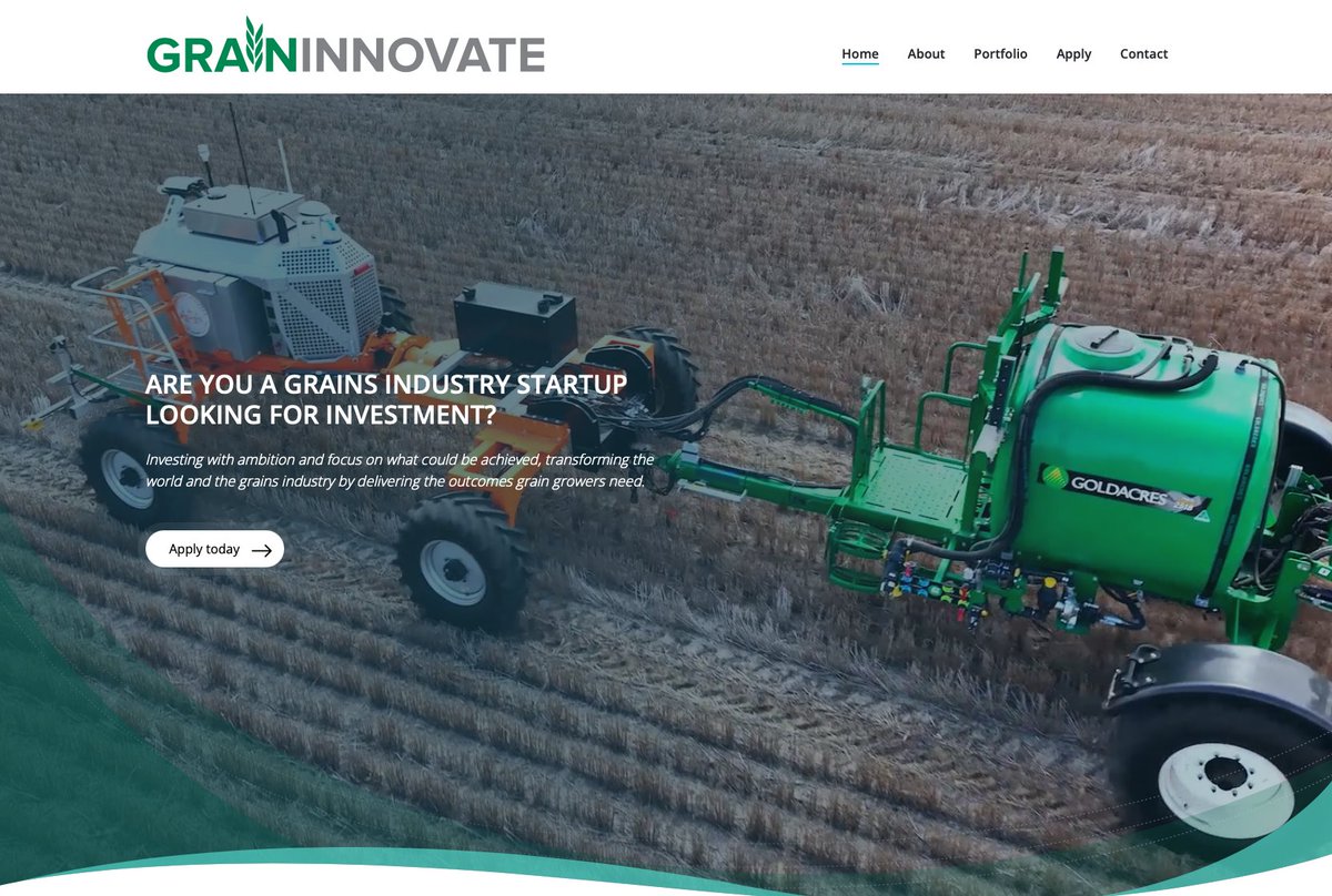 GrainInnovate's new website is live graininnovate.com/home @theGRDC @artesianvc #agtech #Australia