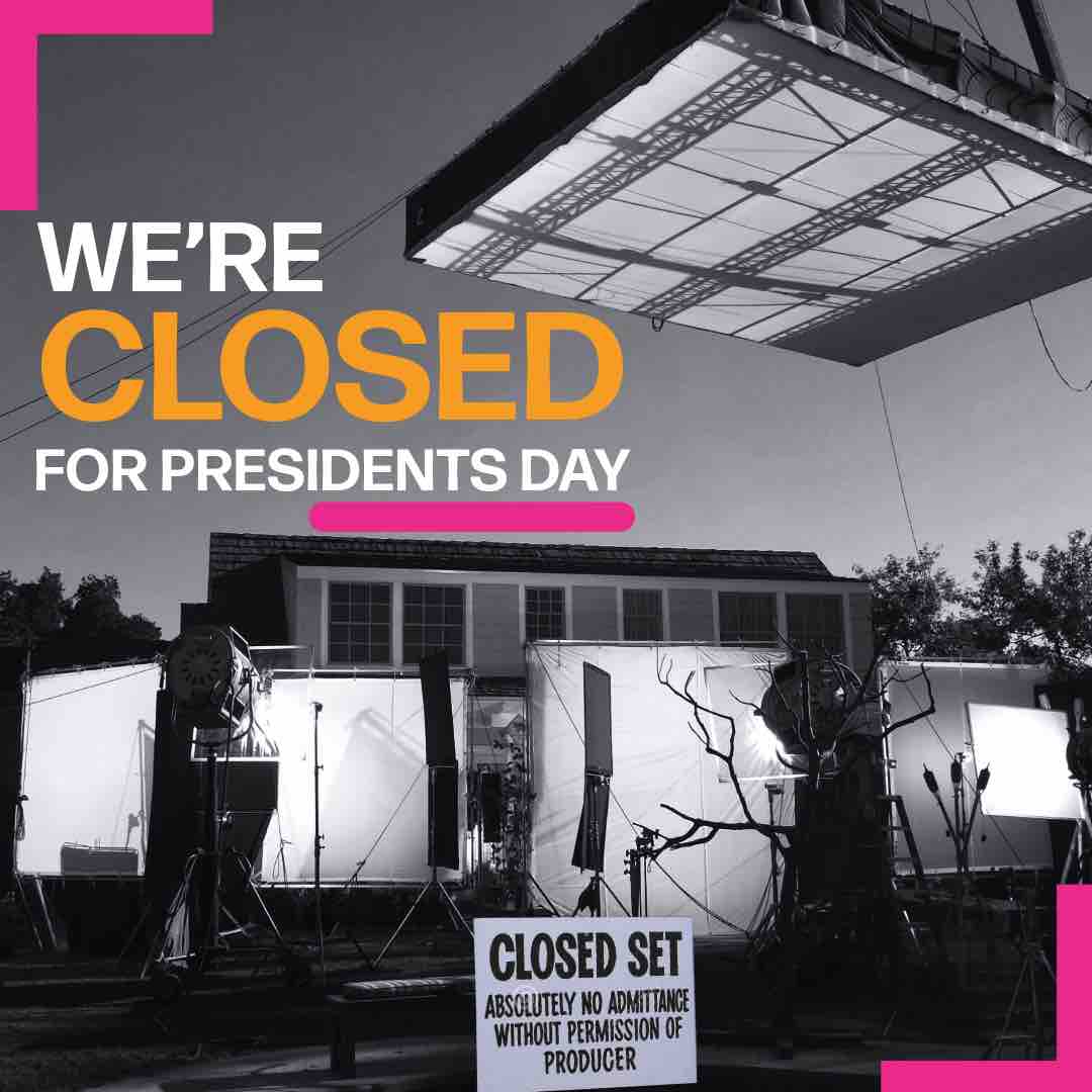 We are closed on Monday, Feb. 19 for President’s Day - back to business on Tuesday!