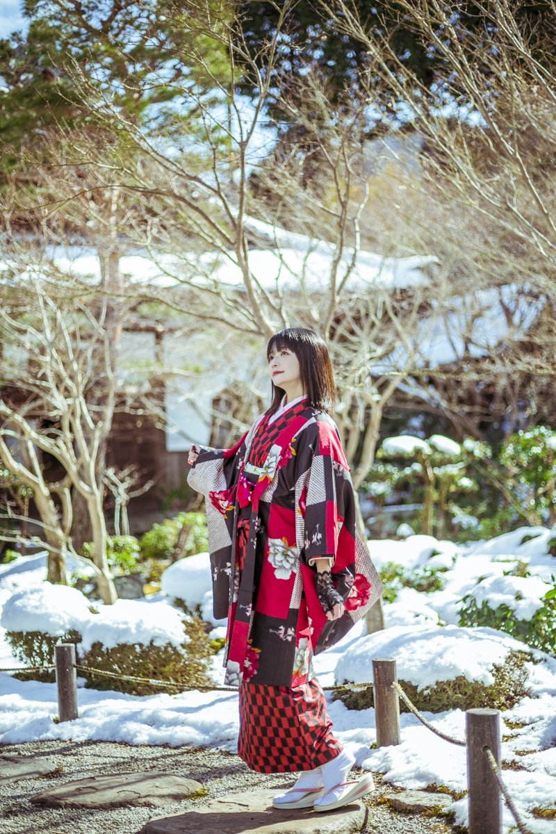 nene_nesan's tweet photo. 雪と赤い着物のポートレート

撮影 @8gatu1 https://t.co/BRi7wJfvcG