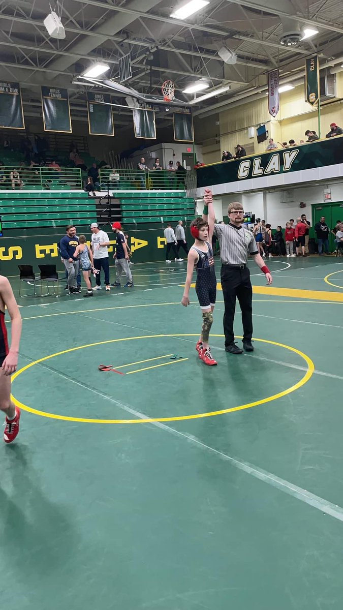 BHSWrestling's tweet photo. Congratulations to Brookside MS wrestler Tripp Taylor who finished in 7th place today at the OAC District Tournament at Oregon Clay HS and is now an alternate for OAC Jr. High States! Great job Tripp! @Brookside_AD @smithandr @MrWorthy13 @BMS_Cards @BMSImpact_News https://t.co/EvZ4SB5ZWU