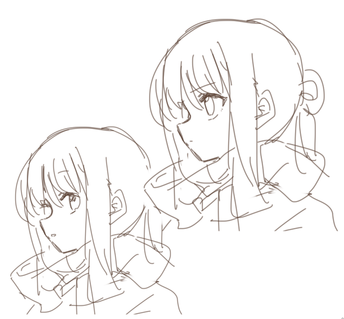 横顔チョット可愛い気がするのだ 