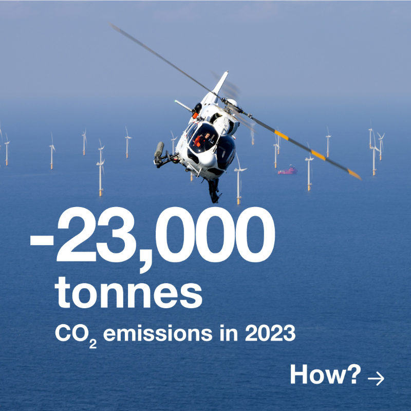 Airbus's tweet photo. Want to find out how Airbus saved 23,000 tonnes of CO2 emissions across its operations in 2023?

Read more here ⬇️
