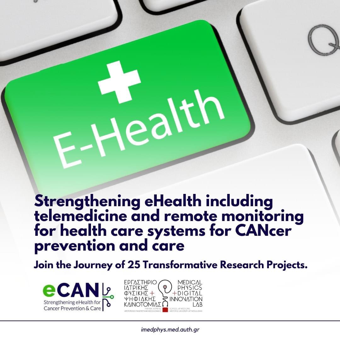 Breaking Barriers, Shaping Tomorrow- Join the Journey of 25 Transformative Research Projects with us! DAY 14 - Introducing @ecan_ja ! Learn More: imedphys.med.auth.gr/project/ecan