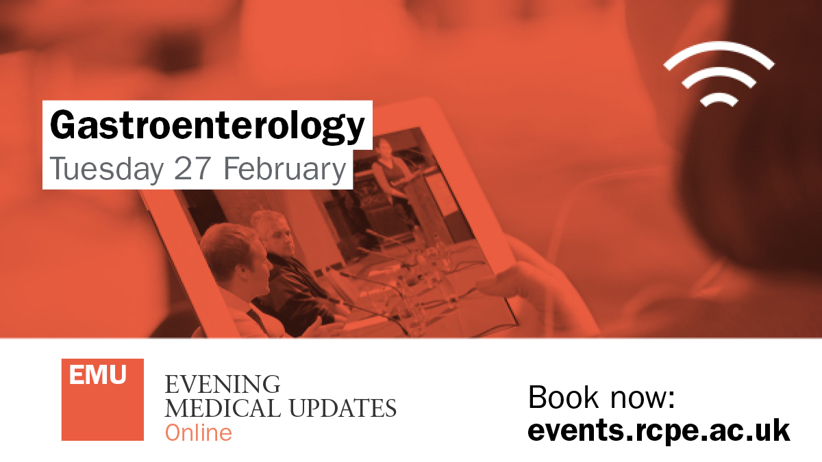 Dr Gillian Bain, Consultant Gastroenterologist at Aberdeen Royal Infirmary, will give a talk on ‘Managing acute IBD complications’ at our Gastroenterology EMU on 27 Feb Book now for in-person, online or on-demand access: events.rcpe.ac.uk/gastroenterolo… #rcpeEMU