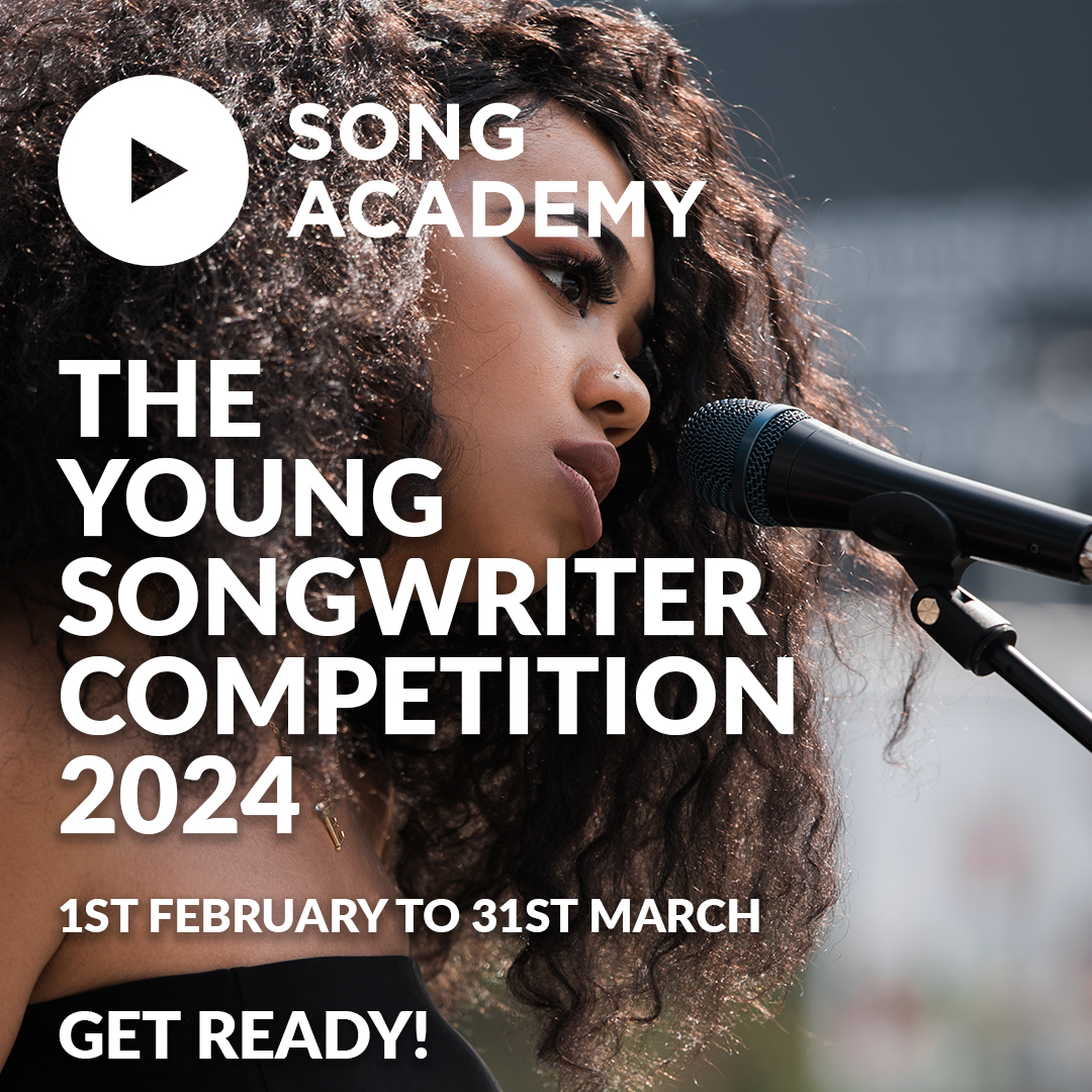Do you know any talented songwriters, singers, producers or musicians aged 8-22? The @songacademyUK Young Songwriter 2024 competition supported by PRS for Music is now open for entries! Learn more and enter at prs.info/3Q9z50QzH9z #SAYS24