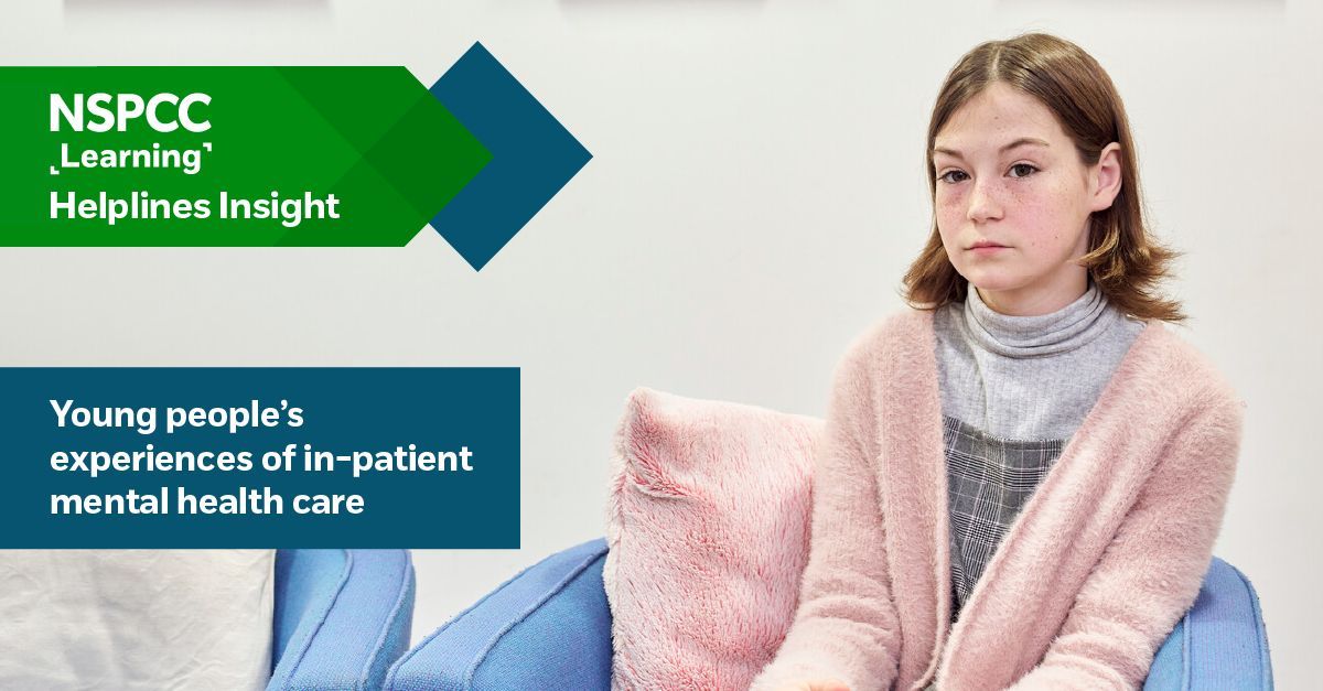 Listening to a child’s perspective can provide valuable insight for creating a child-centred approach to mental healthcare. Our new briefing shares insights from conversations with young people who have experienced in-patient mental health care: buff.ly/49CXve9