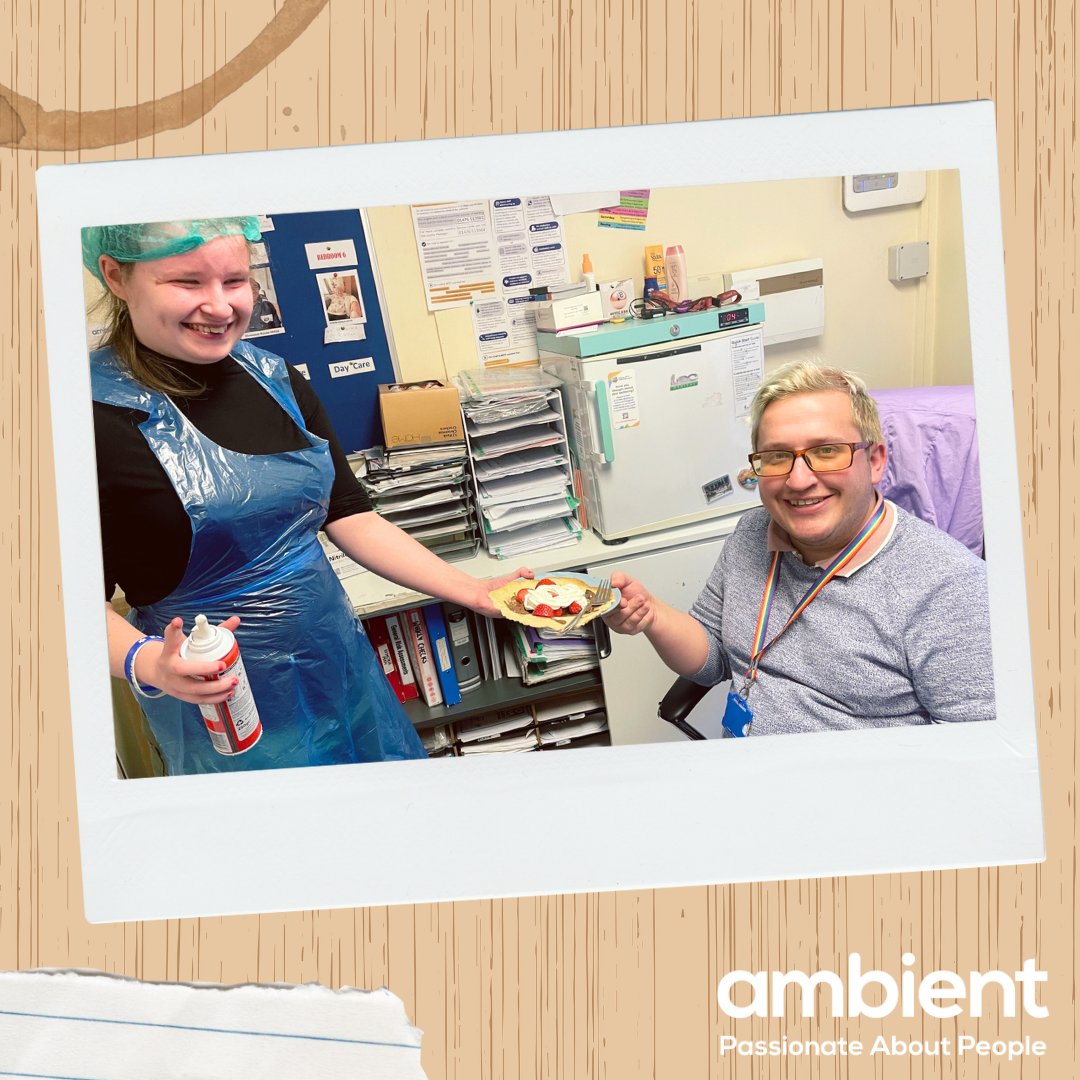 🥞 Pancakes, anyone? It's Monday morning and we're reminiscing about Pancake Day last week... wishing that we were an Ambient Team member being treated to hand delivered crepes with berries and whipped cream! Jealous! 😎 #TheAmbientWay #LearningDisability