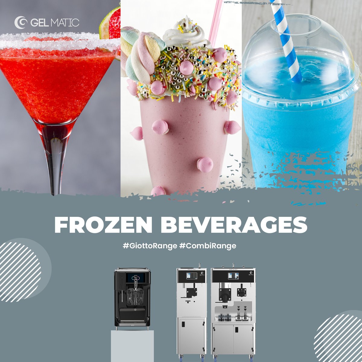 𝐅𝐫𝐨𝐳𝐞𝐧 𝐁𝐞𝐯𝐞𝐫𝐚𝐠𝐞𝐬
Soft drinkable ice cream, for all tastes and trends.
Find out more: gelmatic.com/what-would-you…

#frozenbeverages #frozendrinks #drinks #icecream #milkshake #alcoholicdrinks #crazyshake #slushes #fantasyshake #frozencocktails #icedcoffee #smoothie
