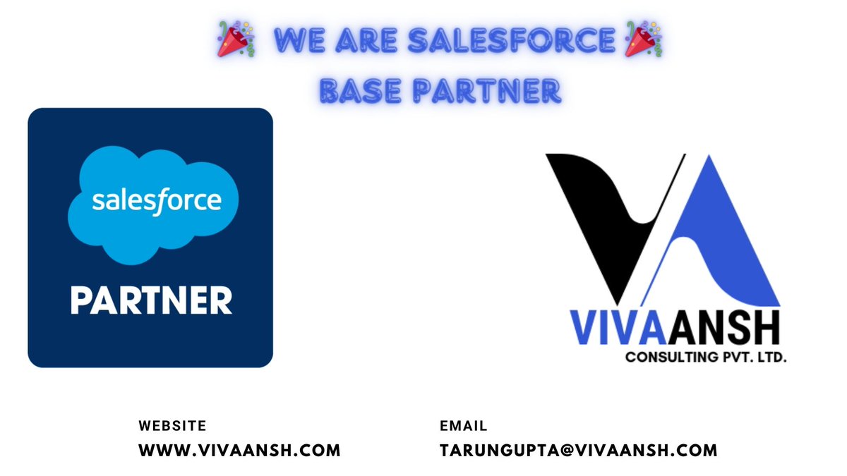 Tarun Gupta 🎙️ #MarketingChampion #Slack #DataDev (@thetarunguptaa) on Twitter photo 🎉🚀 Exciting News Alert! 🎉
we are thrilled to share some groundbreaking news with all of you! <a href="/vivaanshtech/">Vivaansh Consulting Pvt. ltd.</a> ( Vivaansh) is proud to announce that we are now officially 𝐒𝐚𝐥𝐞𝐬𝐟𝐨𝐫𝐜𝐞 𝐁𝐚𝐬𝐞 𝐏𝐚𝐫𝐭𝐧𝐞𝐫𝐬 𝐟𝐨𝐫 𝐂𝐨𝐧𝐬𝐮𝐥𝐭𝐚𝐧𝐜𝐲! <a href="/partnerforce/">Salesforce Partners</a> <a href="/salesforce/">Salesforce</a> 🎉🚀 Exciting News Alert! 🎉
we are thrilled to share some groundbreaking news with all of you! <a href="/vivaanshtech/">Vivaansh Consulting Pvt. ltd.</a> ( Vivaansh) is proud to announce that we are now officially 𝐒𝐚𝐥𝐞𝐬𝐟𝐨𝐫𝐜𝐞 𝐁𝐚𝐬𝐞 𝐏𝐚𝐫𝐭𝐧𝐞𝐫𝐬 𝐟𝐨𝐫 𝐂𝐨𝐧𝐬𝐮𝐥𝐭𝐚𝐧𝐜𝐲! <a href="/partnerforce/">Salesforce Partners</a> <a href="/salesforce/">Salesforce</a>