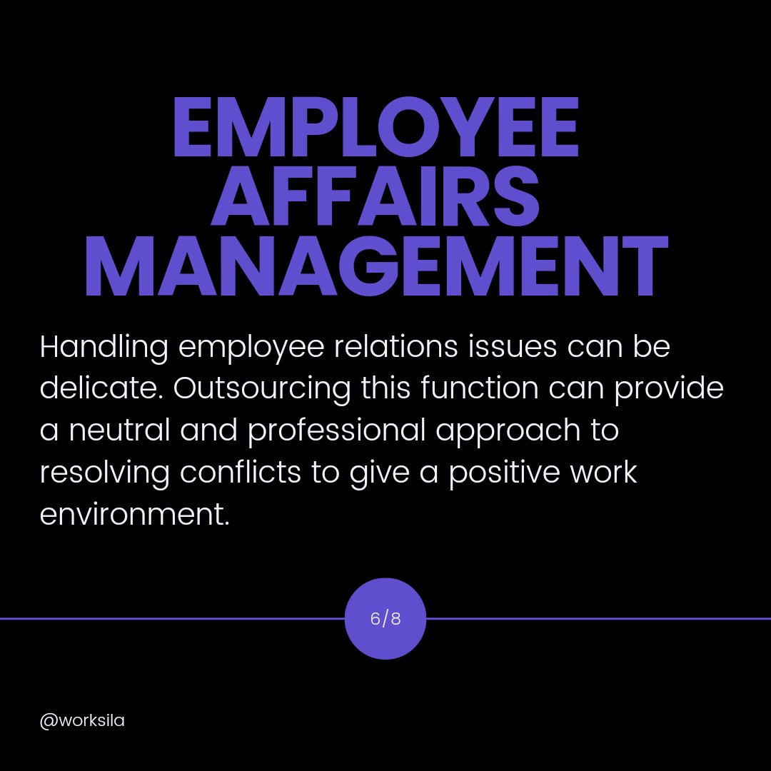 worksila's tweet image. From recruitment to employee engagement, let us handle the HR heavy-lifting while you focus on what you do best – growing your business. 
Get started: info@worksila.com
 #HRTransformation #galatvi #OutsourceSuccess  #BusinessGrowth