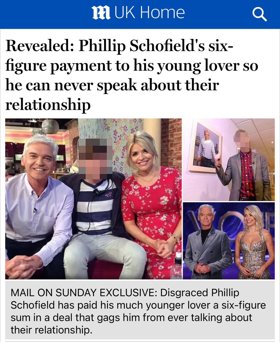 So this sexual predator and groomer #philipschofield hush money to his young underage (at the time) gay lover was in the news a total of….1 day!

If you are in their club you can get away with being a paedophile and a groomer just like #huwedwards and its swept under the carpet.