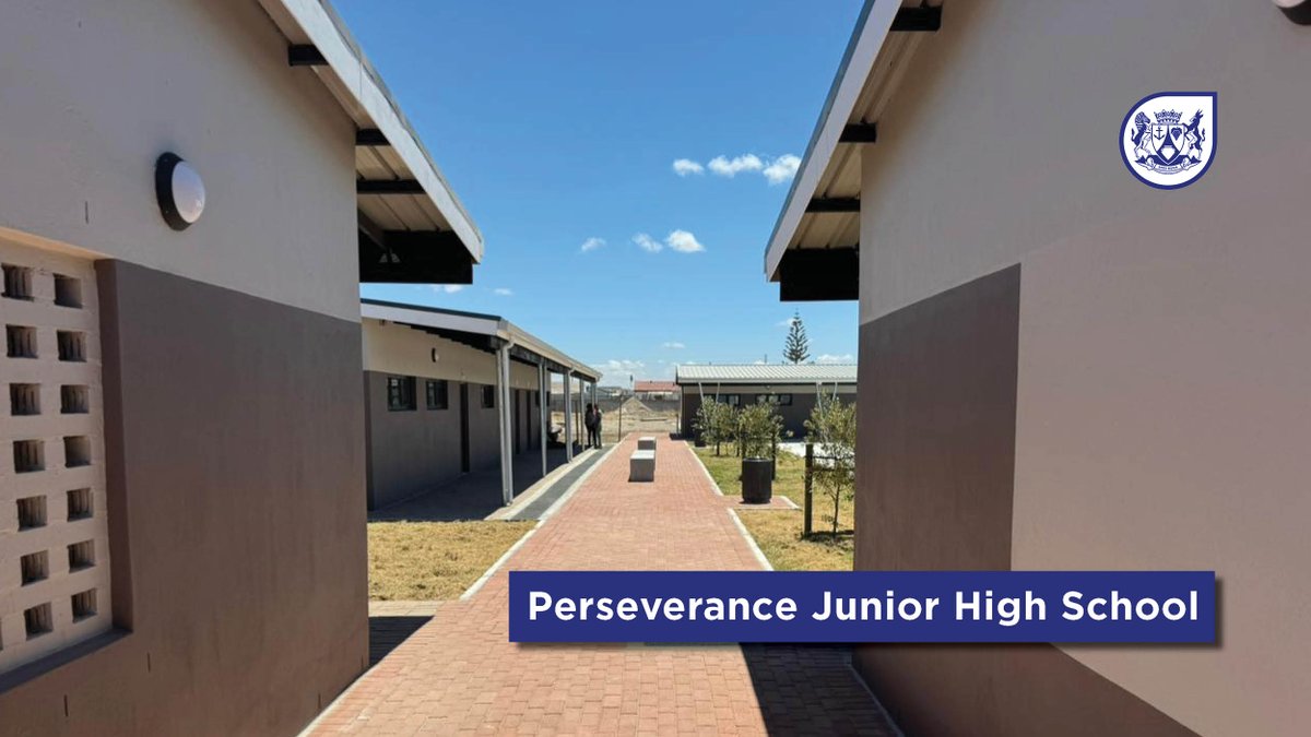 DavidMaynier's tweet photo. NEW SCHOOL:
With the support of the school community, we completed Perseverance Junior High School in Belhar in record time, ensuring that the 12 classrooms, ablutions, admin block and hall were ready for learners in time for the start of the 2024 school year! #RapidSchoolBuild https://t.co/AVa3ccnrBb
