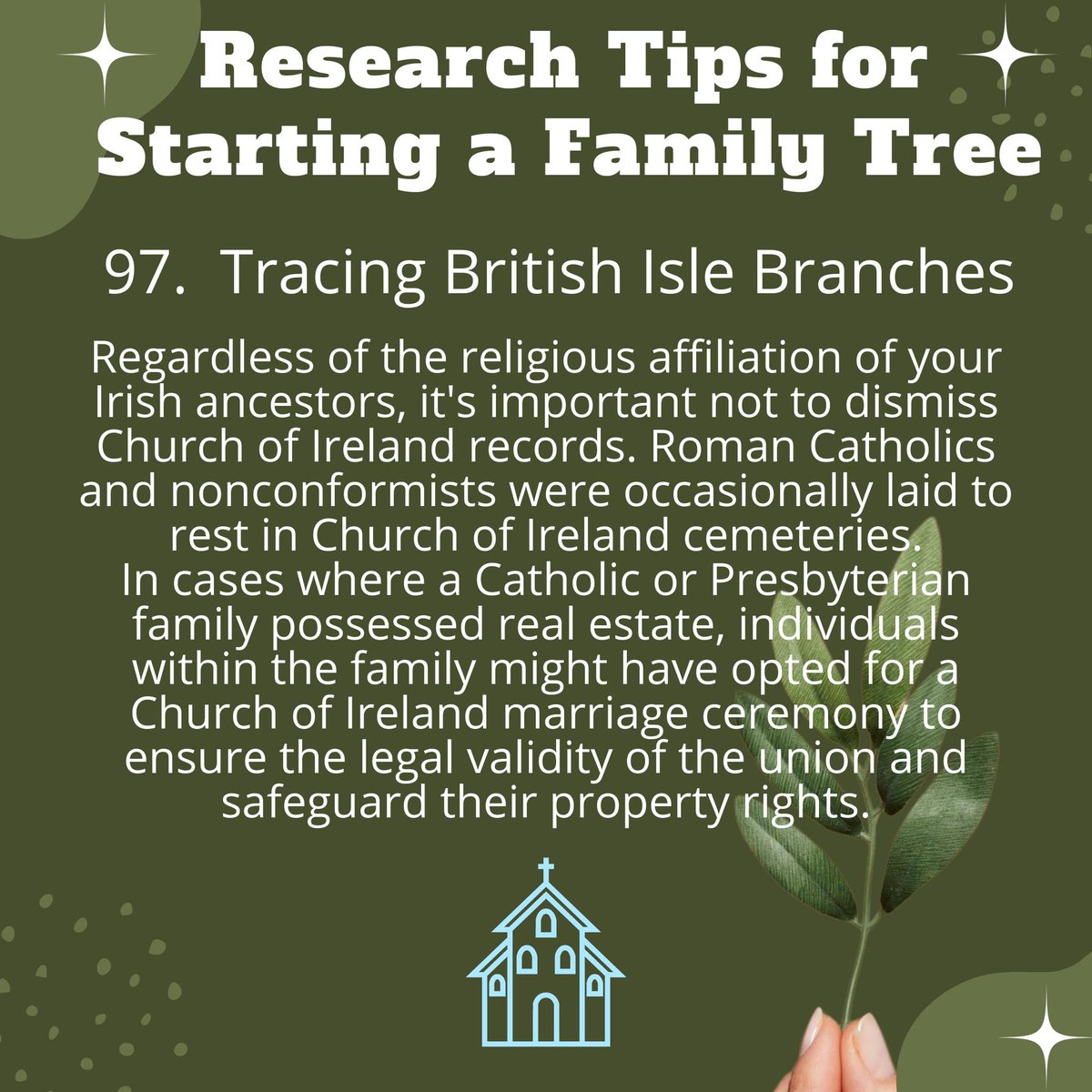 Lockedtreepages's tweet photo. Research Tip 97 for Starting a Family Tree.
Go to Locked Tree Family History Pages to record the information you find about your family.
#FamilyTree #Genealogy #Lockedtree #familyhistory #ancestry #researchtips #familyhistorytips
https://t.co/k4BU3GZp2d
https://t.co/4bmU1bLK3M https://t.co/idEnDXLNcp