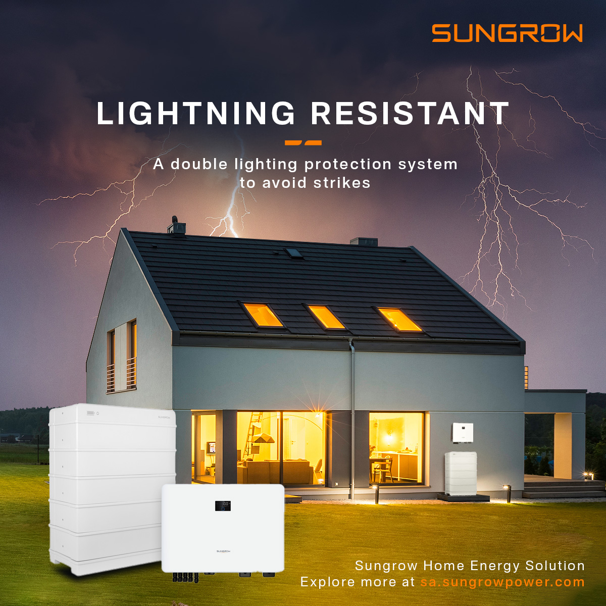 Sungrow_sa's tweet photo. 🌞 Unlock the Power of Sungrow Home Energy Solution

⚡ Fast Charge: 0% to 100% in 1.6 hours!
🔥 Fire Resistant: 0.2s shutdown for safety!
⚡ Lightning Resistance: Dual protection against strikes!
🔄 Seamless Switch: Uninterrupted 24/7 power!
#SungrowZA #CleanPowerforAll https://t.co/BUi2GP85El