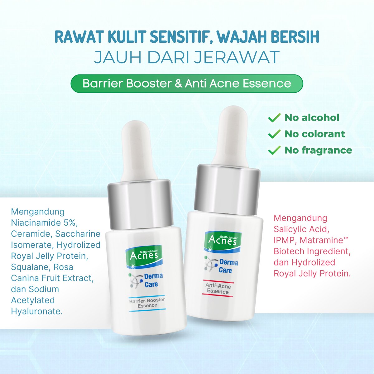 AcnesID's tweet image. Panggilan untuk  pemilik kulit yang acne prone, ini contekan 2 serum yang wajib kamu punya