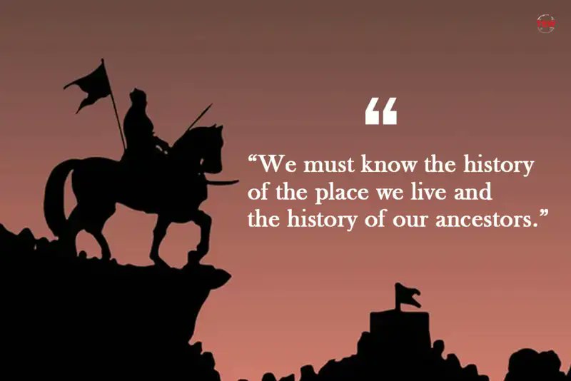 'We must know the history of the place we live and the history of our ancestors.” Tributes to the great Chhattrapati Shivaji Maharaj on #ShivajiJayanti .