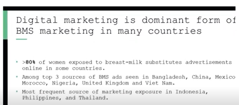 Companies are not complying with the WHO International Code on Marketing of Breastmilk Substitutes. They know they can get away with it when governments fail their duty to ensure families get commerce-free information. Good on Brazil for taking the lead on digital marketing