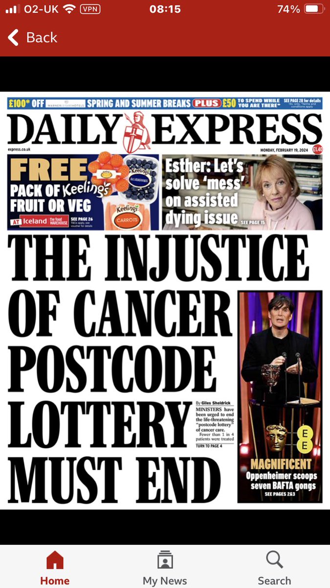 Your daily reminder that England doesn’t have a NHS cancer plan <a href="/alisonleary1/">Prof Alison Leary 💙#ProtectNurse</a> <a href="/alimully/">Alison Paterson 💙</a> <a href="/shiv_smith/">Shiv Smith 💙</a> <a href="/claire_taylor22/">Claire Taylor</a>