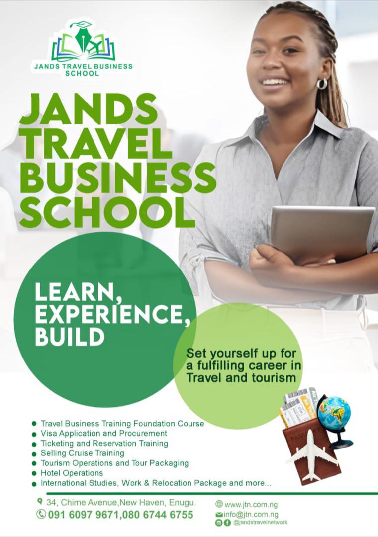 'Embark on a journey towards success with Jands Travel Business School 🌍✈️ Learn the ins and outs of the travel industry and turn your passion for travel into a rewarding career. Join us and make your dreams take flight! #JandsTravel #BusinessSchool #TravelIndustry #travel
