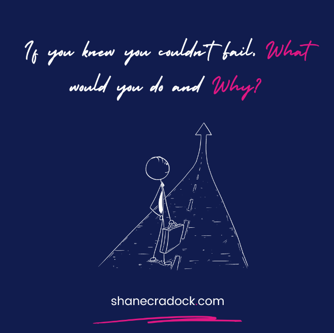 Question 4 in my True Success Planner is “If you knew you couldn’t Fail, WHAT would you do and WHY?” Be honest with yourself. Sit with this question for a while and see what really comes up for you. Get your copy now at bit.ly/TrueSuccessPla…