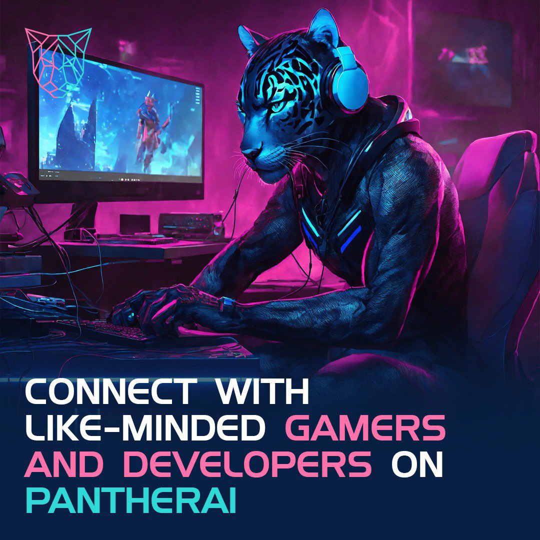 🟣Connect with like-minded gamers and developers on PantherAI! Our platform brings together a vibrant community of individuals passionate about gaming and blockchain technology.

#PantherAI #Community #GamingEnthusiasts #cryptocurrencies #investing #eth #investment #bitcoinnews