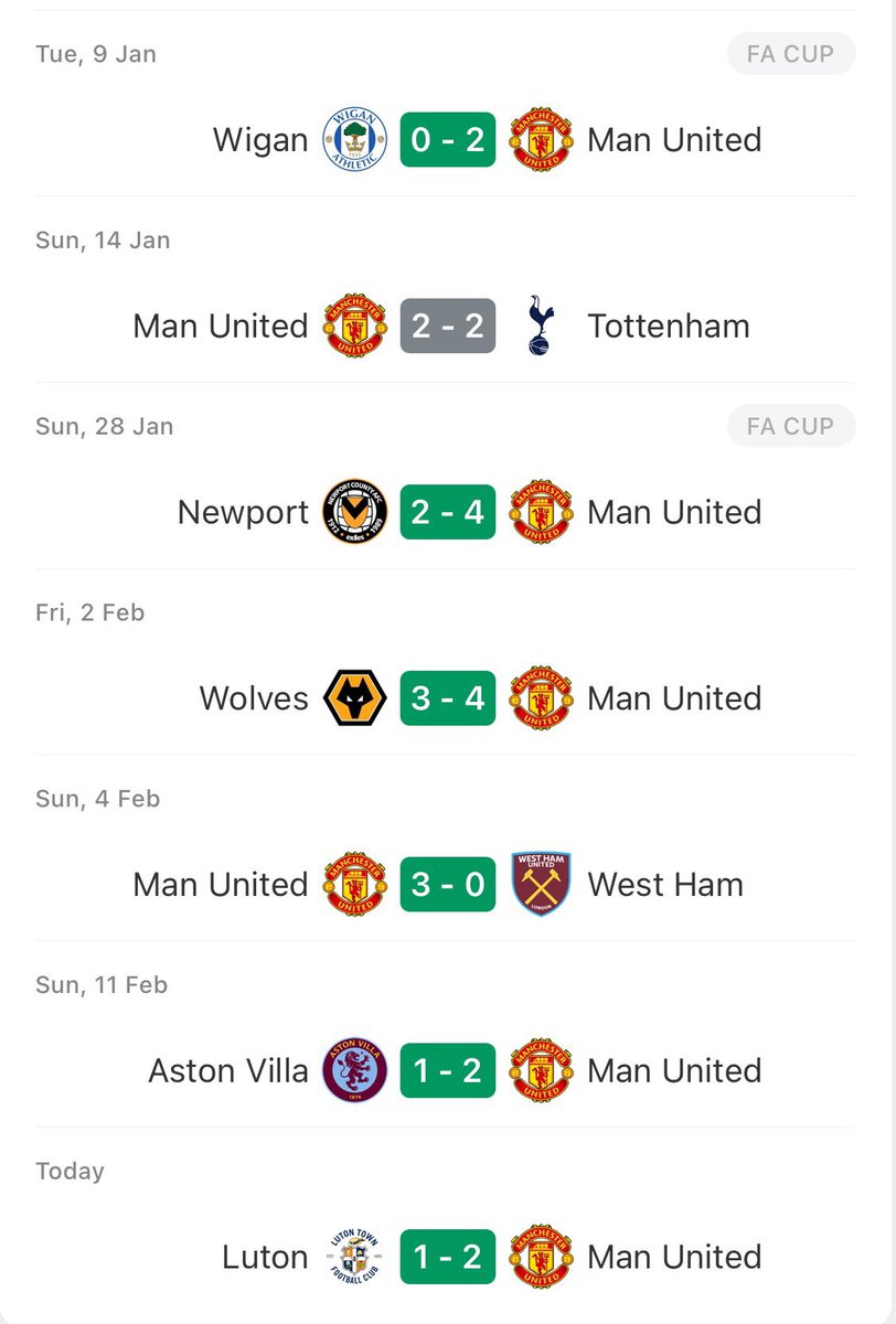 You’re telling me your club has lost in 2024? I simply can’t relate 🥱