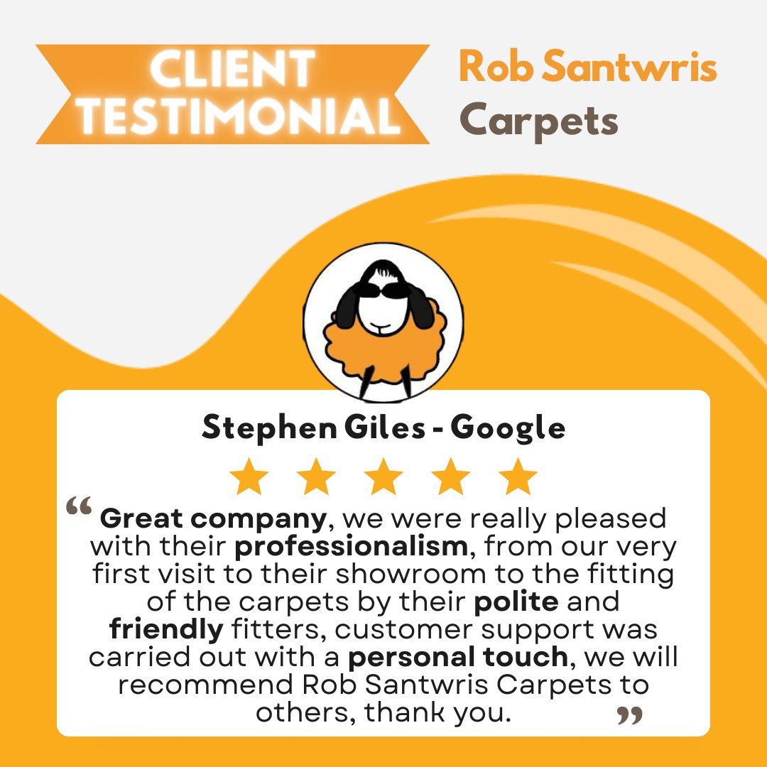 🌟 A Huge Thank You to Stephen for His Wonderful Review! 🌟 At Rob Santwris Carpets, we strive to provide exceptional service and deliver top-quality flooring solutions. We are thrilled to receive such positive feedback from our valued customers like Stephen. 🙌🏼💯